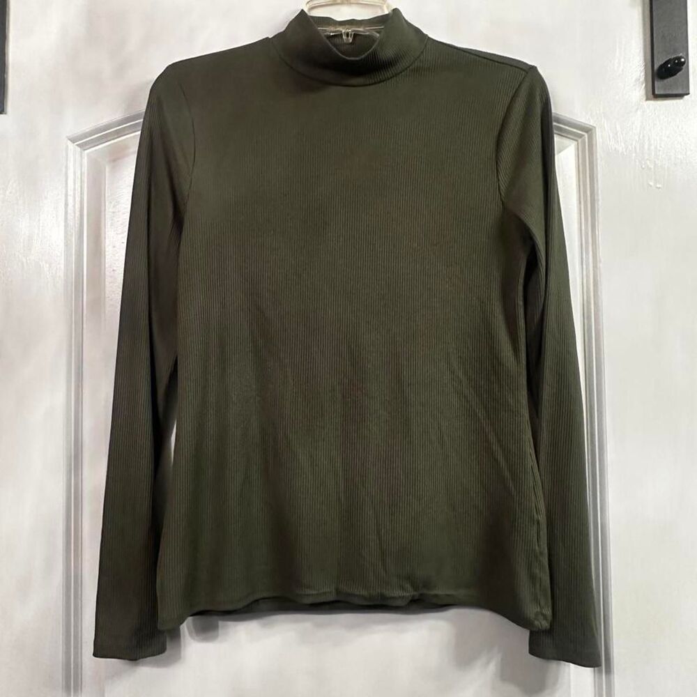 No-boundaries Women's Green and Khaki Shirt